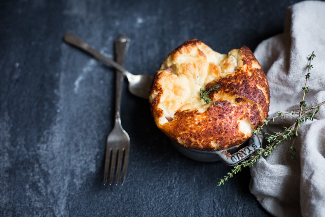 Ham and Cheese Soufflé