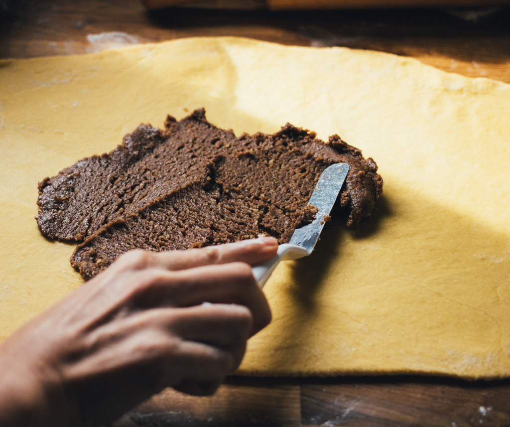 Pumpkin and Walnut Brioche