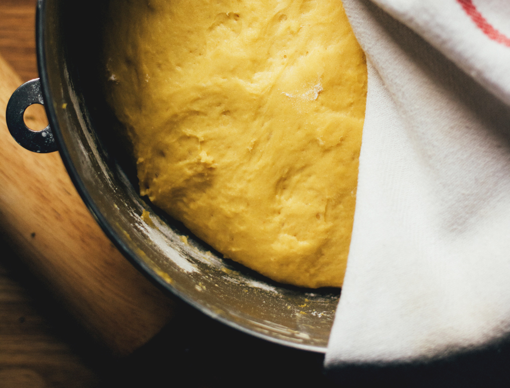 Pumpkin and Walnut Brioche