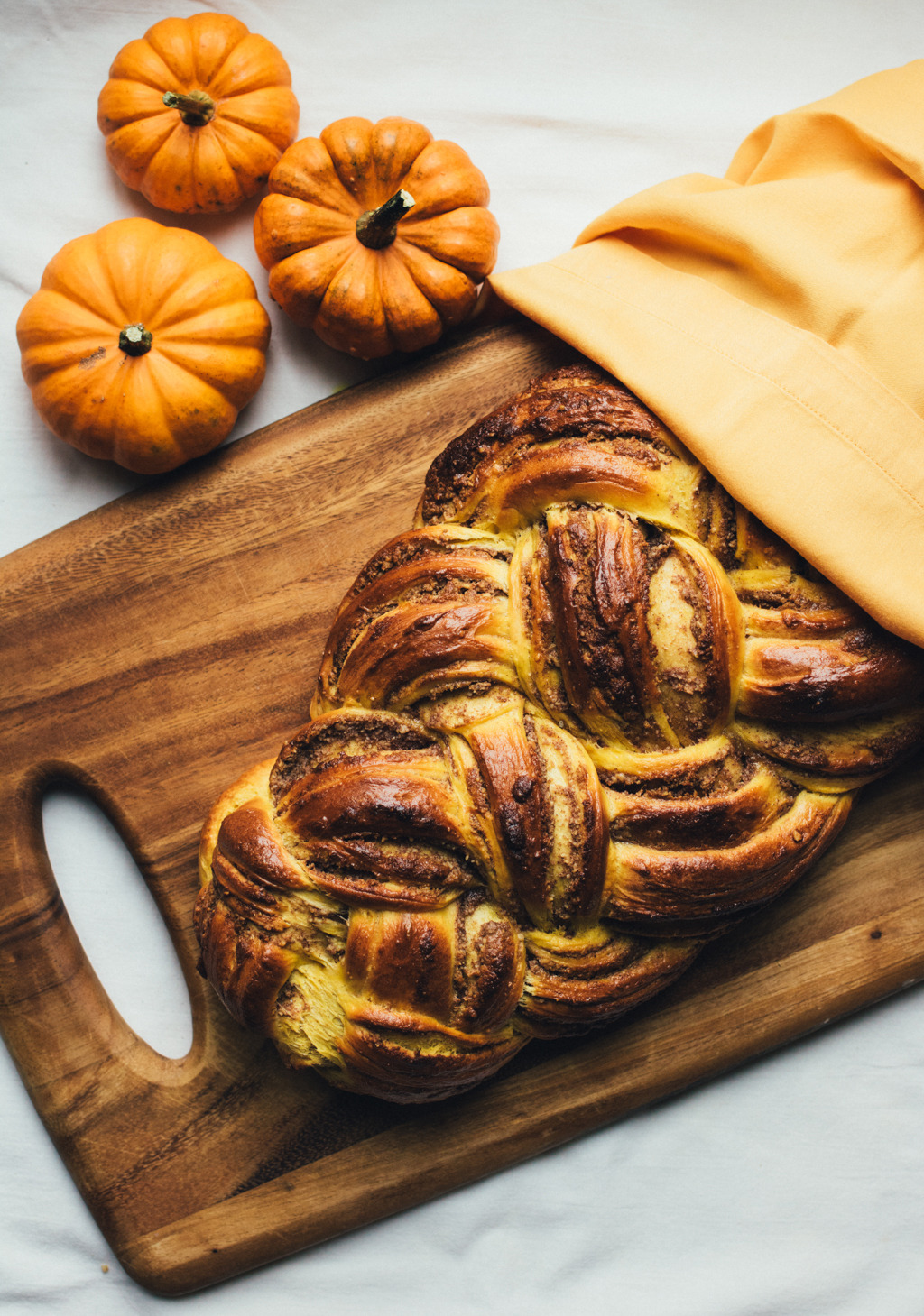 Pumpkin and Walnut Brioche