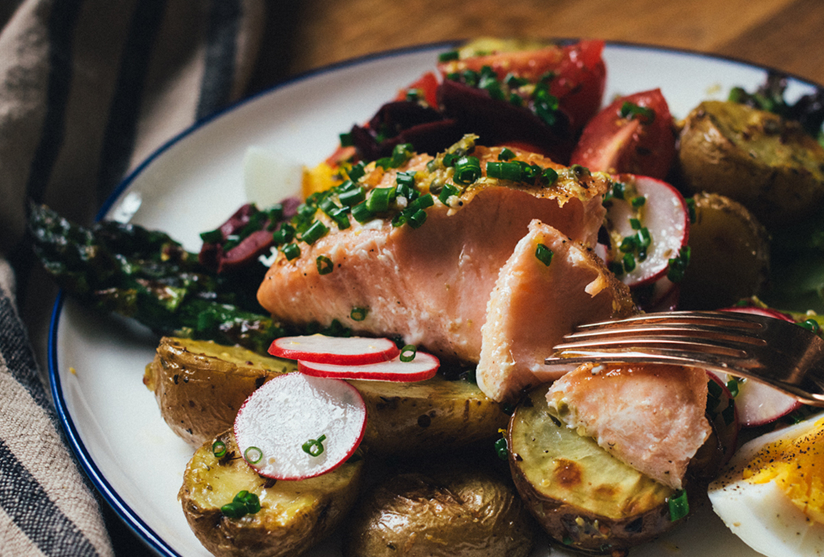 Seared Salmon Niçoise