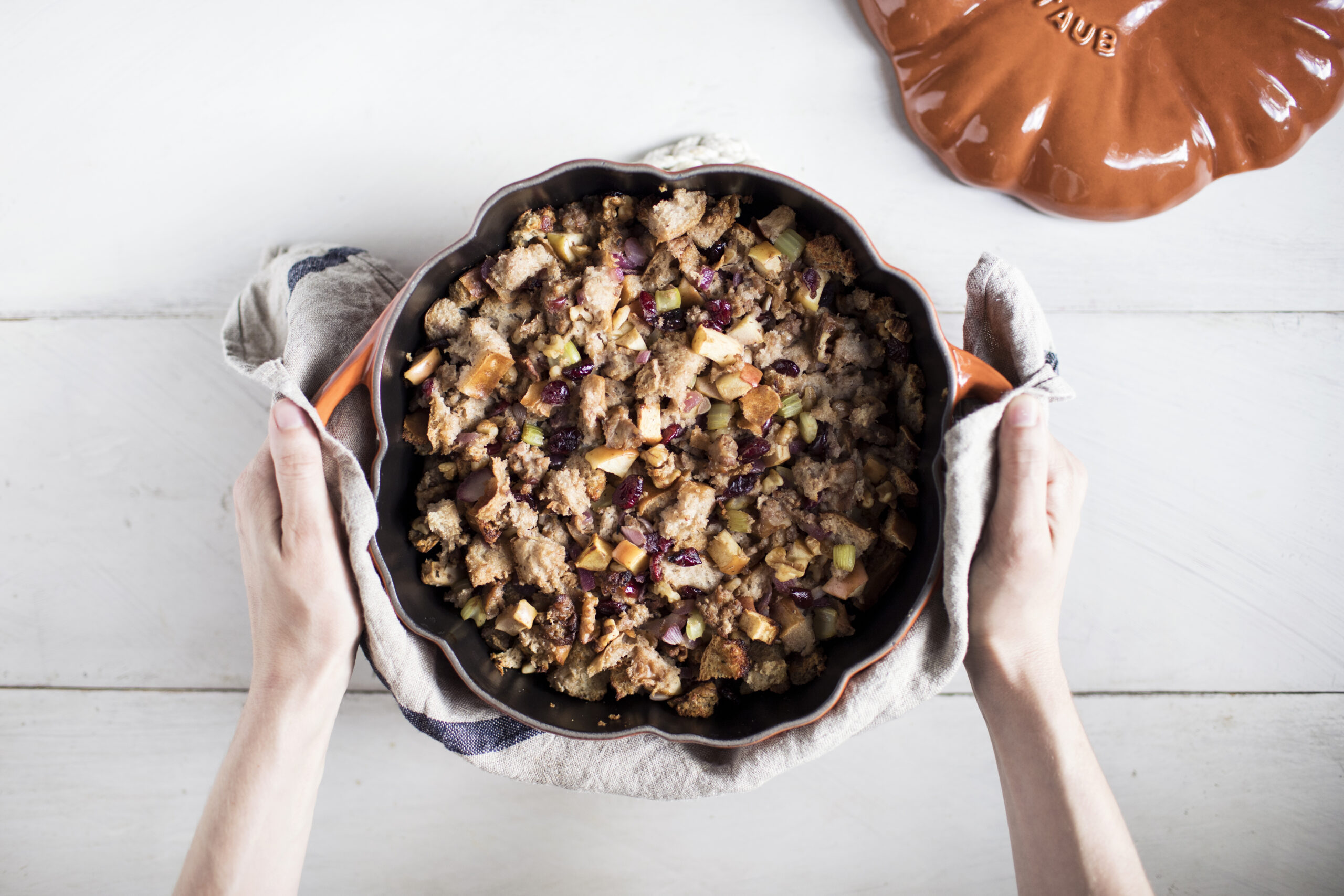Apple, Cranberry & Sausage Stuffing