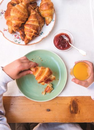 Quick croissants from In the French kitchen with kids by Mardi Michels Image © Kyla Zanardi