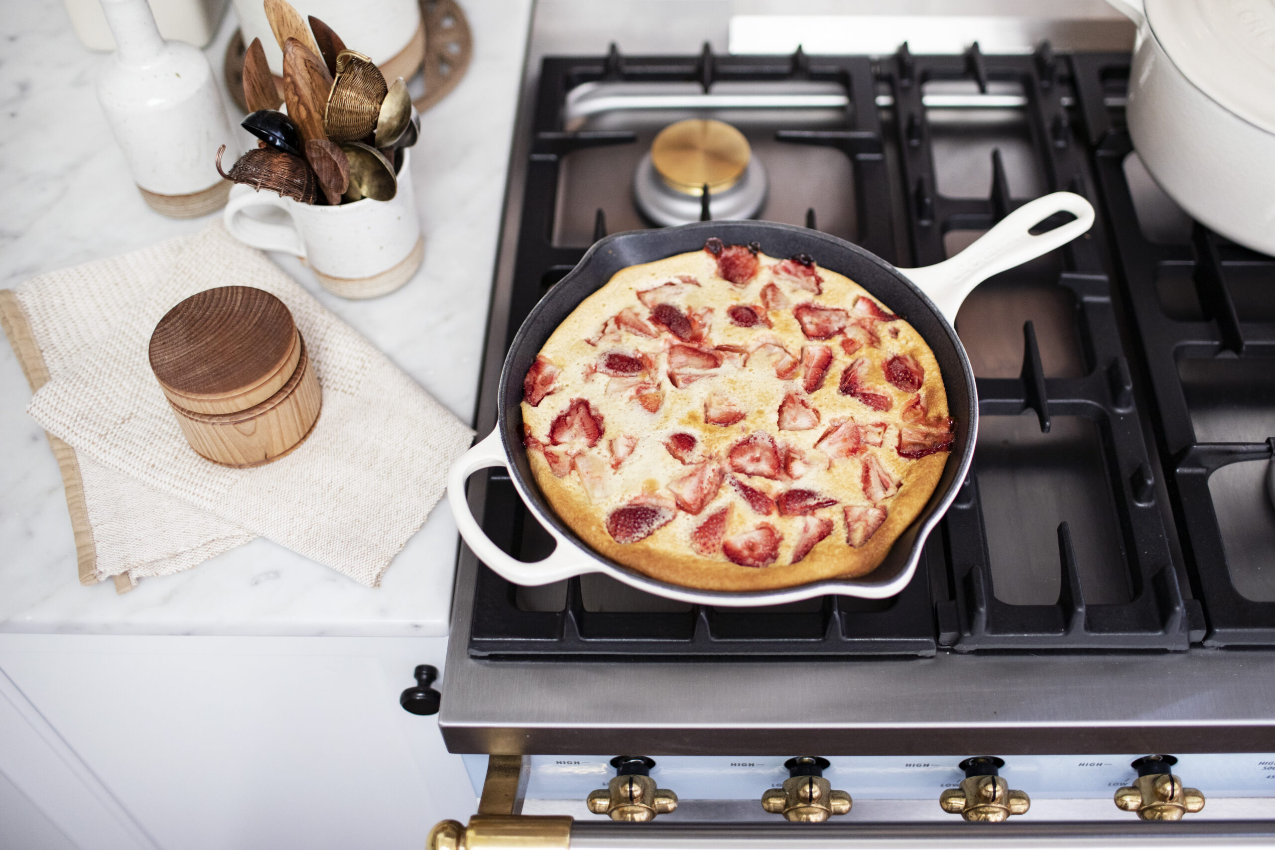 Strawberry Almond Clafoutis