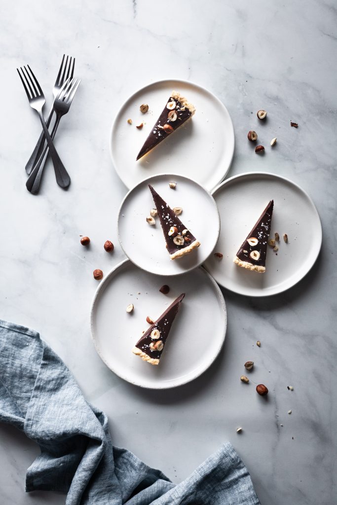 Salted Chocolate Ganache Tart