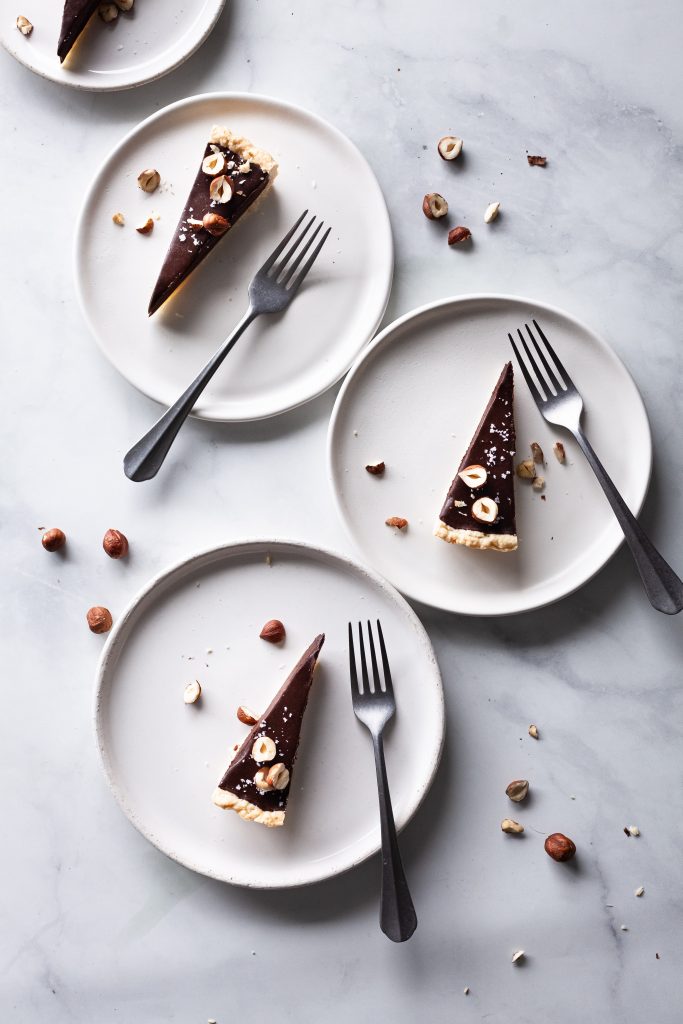 Salted Chocolate Ganache Tart