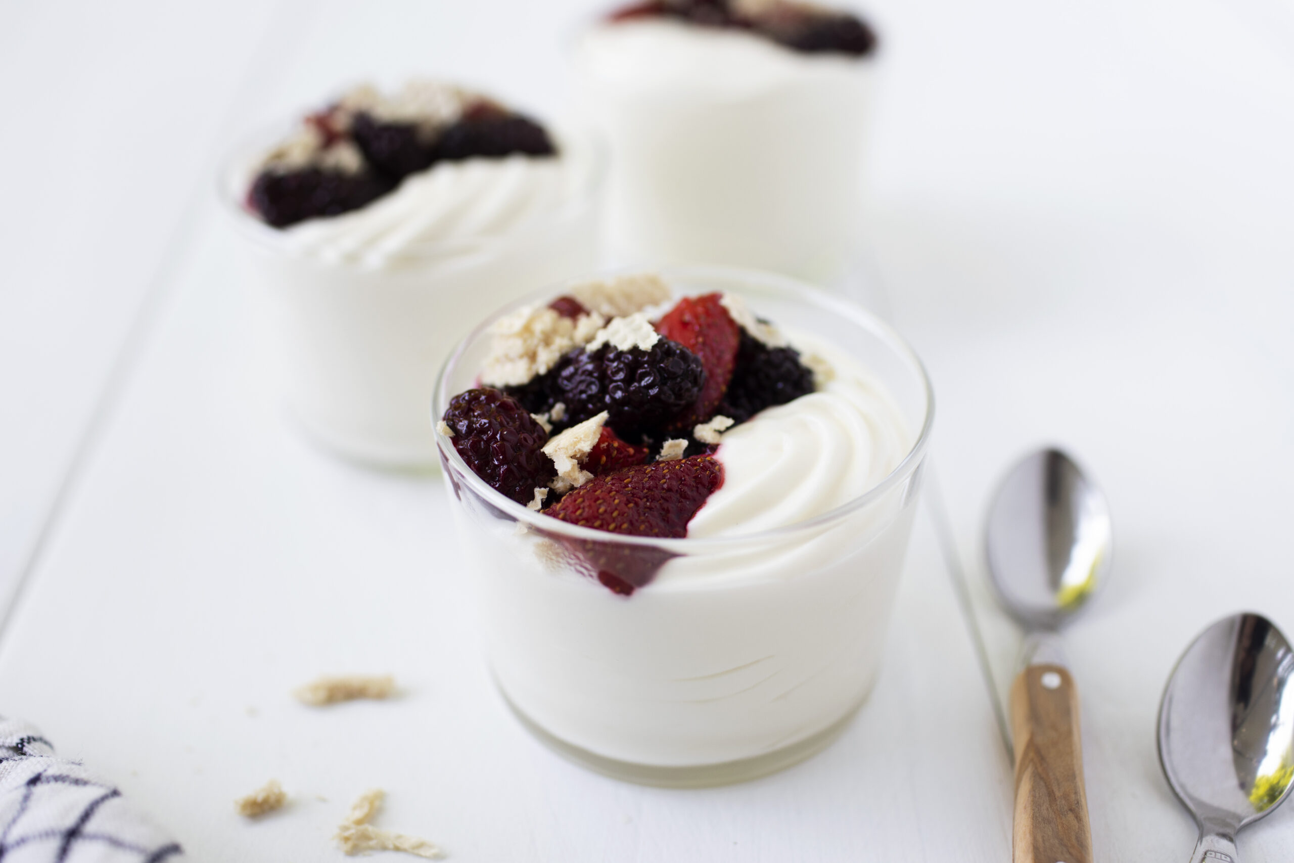 Roasted Berry & White Chocolate Mousse