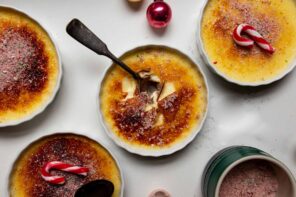 Candy Cane Crème Brûlée