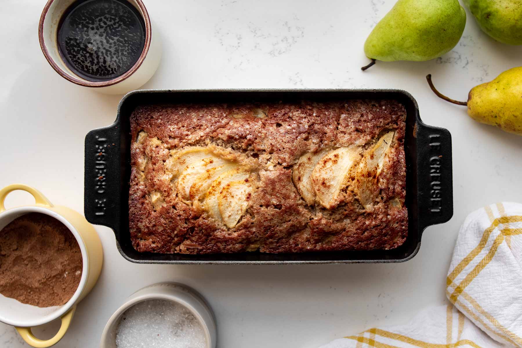 Spiced French Pear Cake