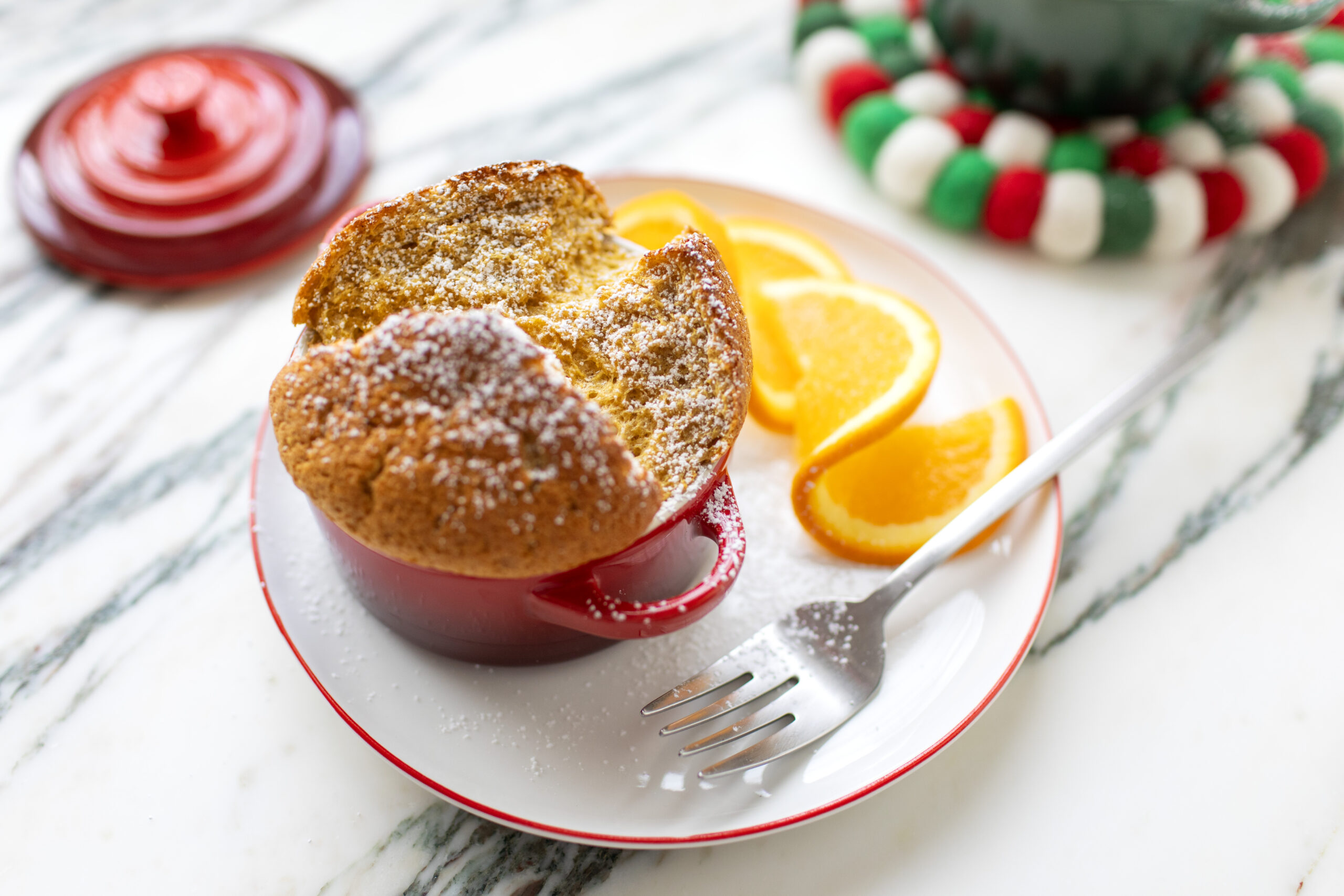 Gingerbread & Orange Soufflé