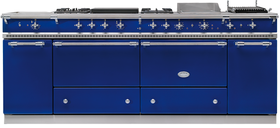 Lacanche Sully 2200 range in Portuguese Blue